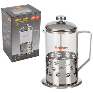 Mallony Кофейник 537165 950082 серебристый