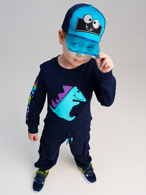 PLAYTODAY Кепка 537392 12512063 тёмно-синий,голубой