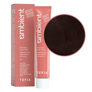 TEFIA  Ambient 4.5 Перманентная крем-краска для волос / Брюнет красный, 60 мл 537577 22205 