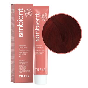 TEFIA  Ambient 5.5 Перманентная крем-краска для волос / Светлый брюнет красный, 60 мл 537579 22204 