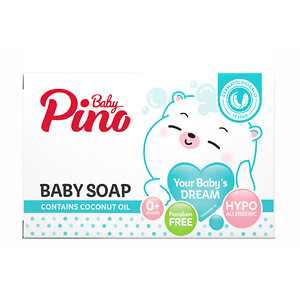Baby Pino Детское туалетное мыло для нормальной кожи 0+, 75 г 537584 25214 