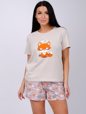 Malina Пижама 537866 3034 бежевый