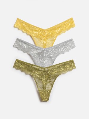 Infinity Lingerie Трусы 537982 31204080006 зеленый со св.серым