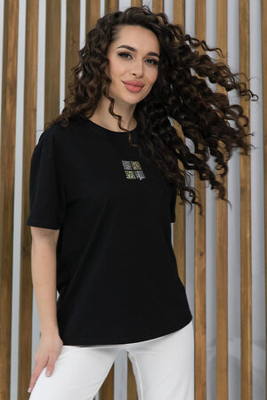 LT Collection Футболка 538066 Б13494-20М чёрный