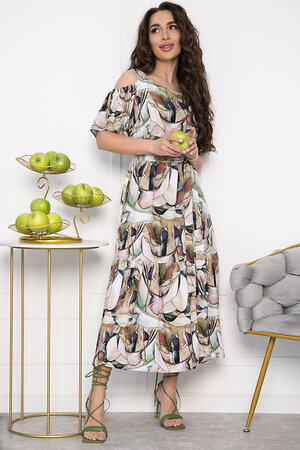 LT Collection Платье 538115 П13594-5М бежевый