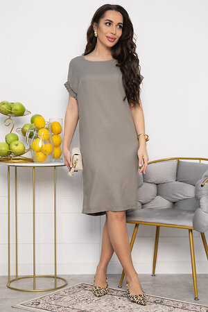 LT Collection Платье 538129 П13613-25М оливково-серый