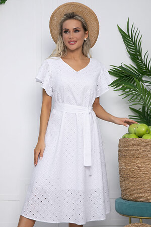 LT Collection Платье 538135 П13632-4М белый