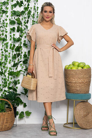 LT Collection Платье 538143 П13633-4М бежевый