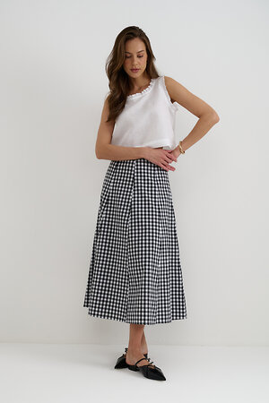 RISE Юбка 538244 SKRT2534_BW Checkers Черный, белый