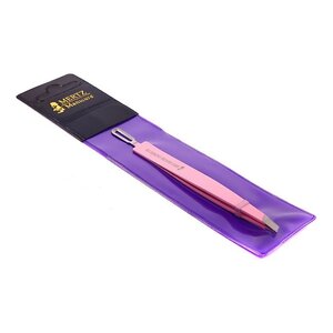 Mertz Пинцет косметический скошенный 238, цветной, 11 см 538562 7669 