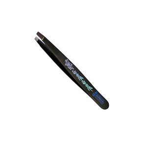 Mertz Пинцет косметический скошенный 255, черный, 10 см 538572 1892 
