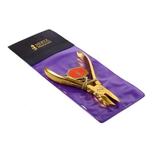 Mertz Педикюрные кусачки 658-G, золотистый, 10 см 538589 5107 