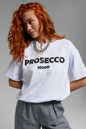 Натали Футболка 538751 8506 белый+PROSECCO