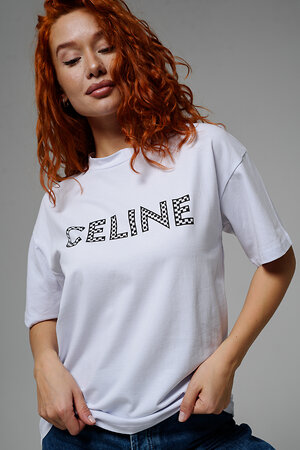 Натали Футболка 538752 8506 белый+CELINE