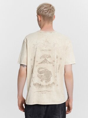 MARK FORMELLE Футболка 539059 111930 ACID WASH сафари +печать