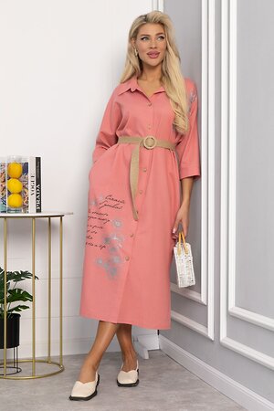 LT Collection Платье 539462 П13701-7М коралловый