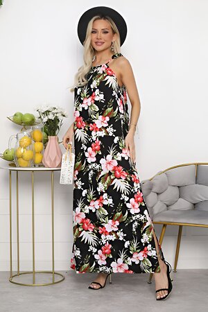 LT Collection Сарафан 539491 П13733-10М черный/мультиколор
