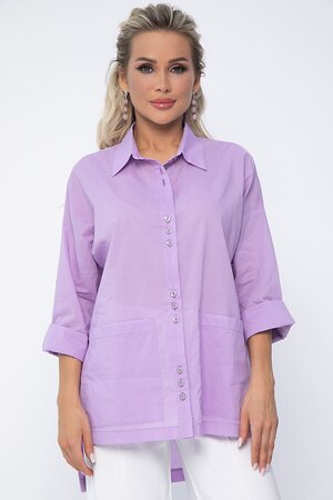 LT Collection Рубашка 540714 Б13626-29М сиреневый