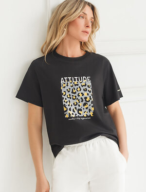 VILATTE Футболка 540868 D49.098 черный_attitude