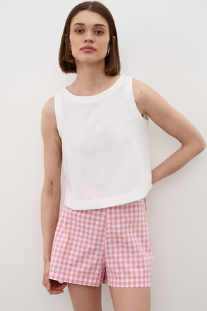 RISE Шорты 540901 SRT25_02_Pink Checkers  Розовый, белый