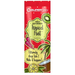 SuperTan Крем для загара тропические фрукты с тингл-эффектом / Tropical Fruits, 15 мл 541781 4266 