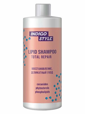 Indigo Style Шампунь для волос липидный / Lipid Shampoo Total Repair, 1000 мл 541796 27886 