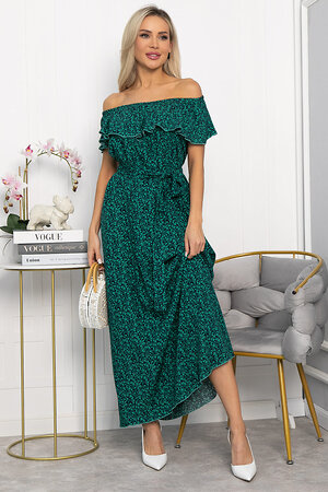 LT Collection Платье 541899 П13759-12М зеленый