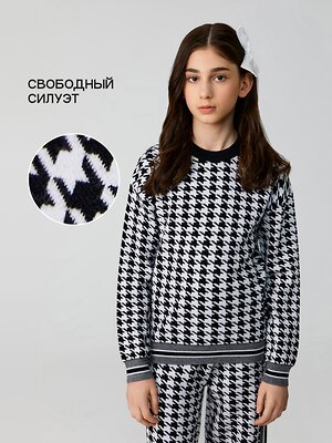 Acoola Джемпер 542181 20240310044 черно-белый