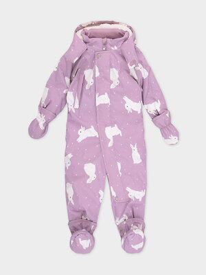 CROCKID Комбинезон 542268 ВК 60131/н/1 УЗГ морской туман, зайчики в снегу