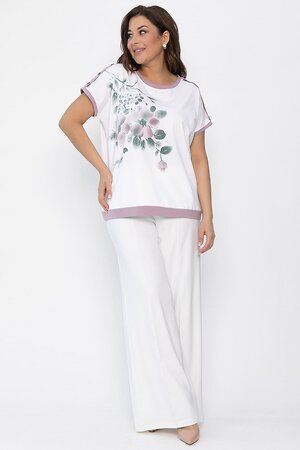 LT Collection Блуза 543028 Б13804-20М белый