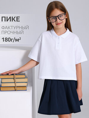 Апрель Поло 543104 1ДДПК4727090 белый