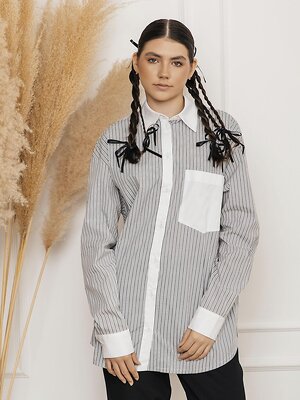 BATIK Рубашка 543299 111 ш25-2 серый