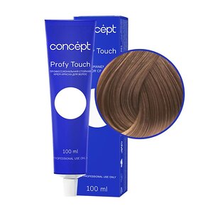 Concept Profy Touch 7.7 Профессиональный крем-краситель для волос, светло-коричневый, 100 мл 543392 19005 