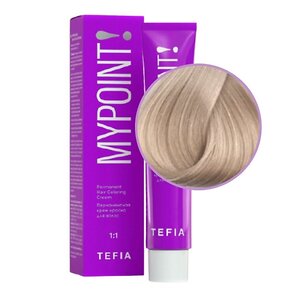 TEFIA Mypoint 10.87 Гель-краска для волос тон в тон / Экстра светлый блондин коричнево-фиолетовый, безаммиачная, 60 мл 543404 20172 