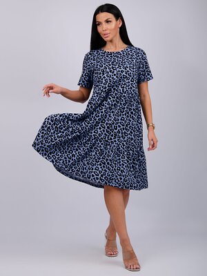 Malina Платье 543408 5838д синий/чёрный