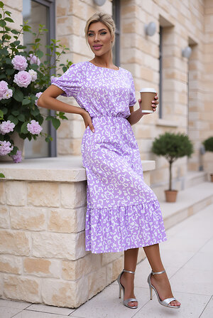 LT Collection Платье 543702 П13860-35М сиреневый
