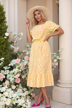 LT Collection Платье 543703 П13859-35М желтый