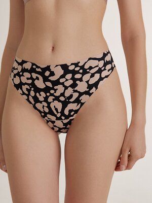Conte elegant Трусы 543736 INVISIBLE LBR 3311 (пакет) black-leopard