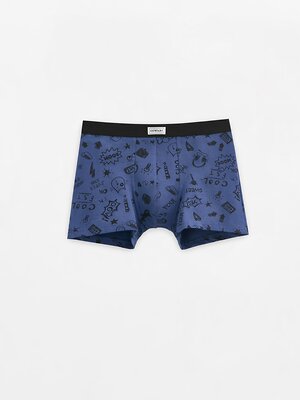 DiWaRi Трусы 543773 BASIC MSH 700 (пакет) dark blue print