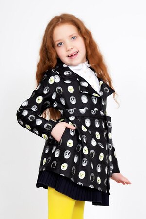 Lika Dress Тренч 544681 3497 Черный/Рисунок