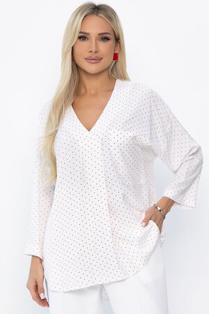 LT Collection Блуза 544772 Б13776-16М белый