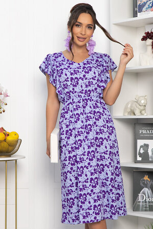 LT Collection Платье 544807 П13932-35М фиолетово-голубой