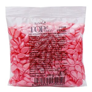 ItalWax Плёночный воск для депиляции, Top Line Pink Pearl Розовый жемчуг, 100 г 545574 20912 