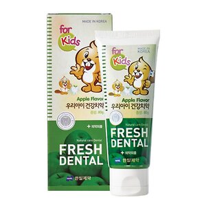 Hanil Зубная паста для детей со вкусом яблока / Fresh Dental for kids Apple, 80 мл 545576 16948 