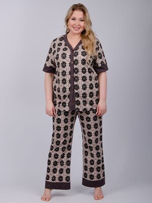 Malina Пижама 545690 3051 кофе