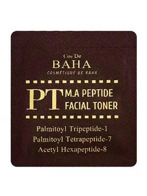 Cos De BAHA Пептидный тонер для лица с матриксилом и аргирелином / M.A. Peptide Facial Toner Sample (PT), 1,5 мл 545722 27890 