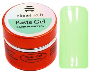 Planet Nails Гель-паста для дизайна ногтей, зеленый пастельный, 5 мл 545828 3115 