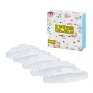 Lash&Go Набор силиконовых валиков 5 пар, S, M, M1, M2, L 545964 18476 
