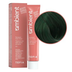 TEFIA  Ambient Перманентная крем-краска для волос / Зеленый корректор, 60 мл 545998 22269 