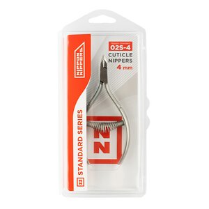 Nippon Nippers Кусачки маникюрные для кутикулы / Standard NN_NS-02S-4, спиральная пружина, ручная заточка, 4 мм 546019 23821 